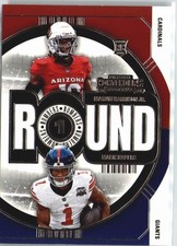 2024 Panini Contenders #2 Malik Nabers / Marvin Harrison Jr. Round Numbers