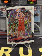 2025 WNBA Panini Prizm Lexie Hull White Seismic Wave Prizm #51 Indiana Fever