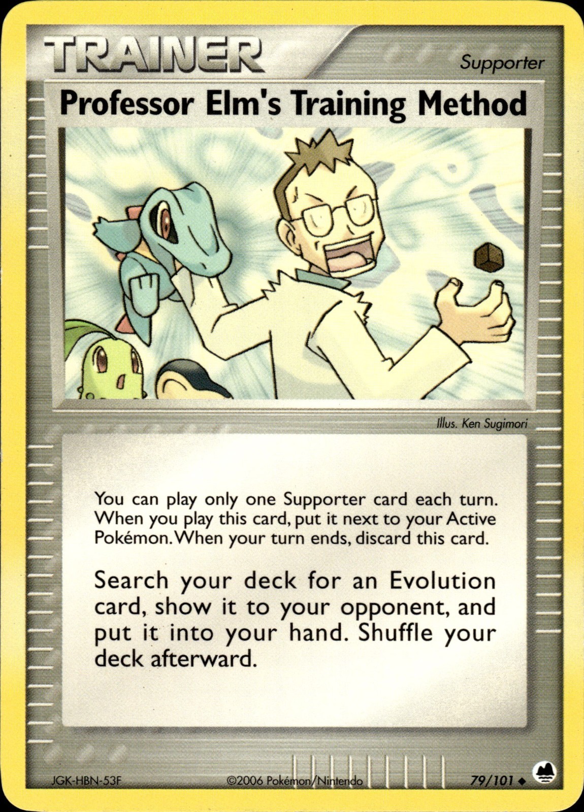 Professor Elm's Training Method - EX Dragon Frontiers 79/101 - LP - Pokemon
