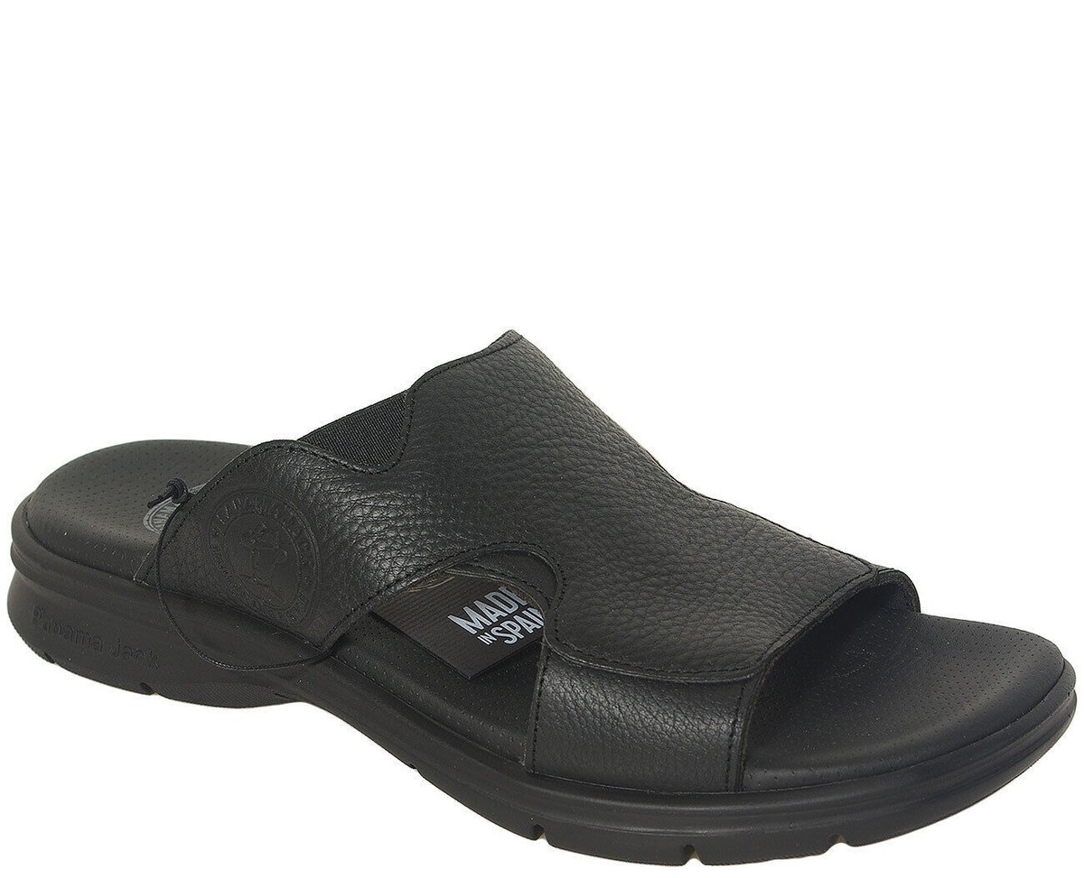 Panama Jack Robin C12 sandals slide napa grass negro black UK