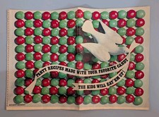 Vintage 1960s M&M Mars Candy Party Recipes Tri-Fold Advertising Insert Booklet