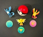 Articuno, Zapdos, & Moltres Legendary Birds | Vintage Tomy Pokemon Figures!