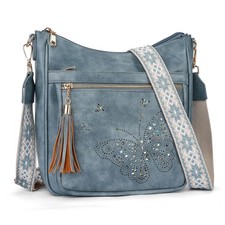Medium Crossbody Bags for Women Trendy, Women's Butterfly Shoulder Handbags w...
