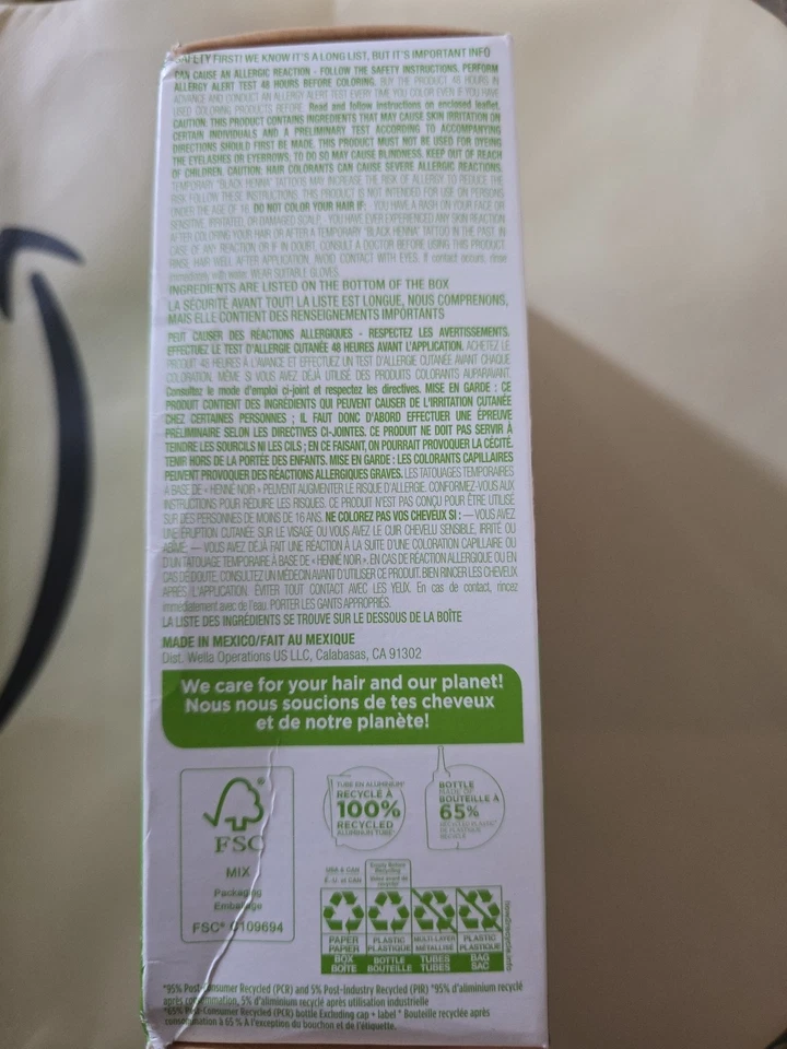 Clairol Natural Instincts cabelo com óleo de coco aloe zero amônia - Imagem 4 de 4