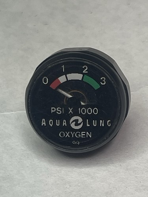 #ad US Divers Aqua Lung 1000 PSI Oxigen Pressure Gauge No.0807 26A33 $29.95