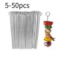 Hochwertige Edelstahl Grill-Spieße 20Cm 2.2Mm Schaschlikspiesse Schampura Bbq