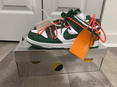 Nike Dunk Low x Off-White 2019 Pine Green, Size 7