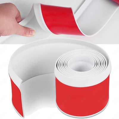 PVC Abdeckleiste Selbstklebend Übergangsprofil Flachleiste Abschlussprofil 6m DE