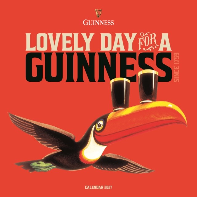 Lovely Day for a Guinness Calendar 2027, Wall Calendars, Month To View, Gift - Image 3