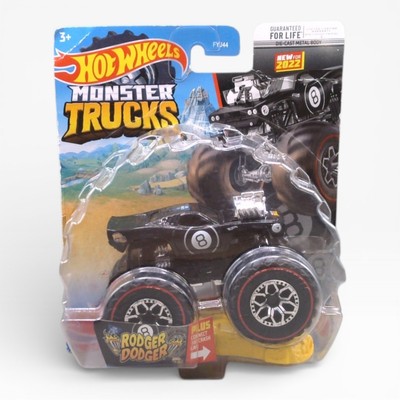 Hot Wheels Monster Trucks Rodger Dodger Magic 8 Ball Treasure Hunt Redline