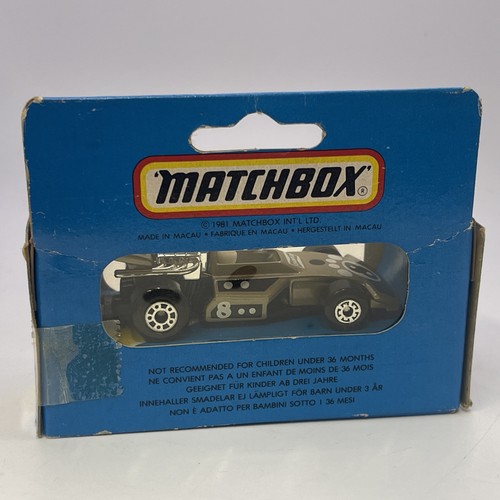 Matchbox 28g; Formula 5000 Racer; Marrone Metallizzato, Nero RARO - Foto 6 di 6