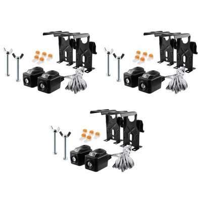 3 Replacement Garage Door Safety Sensors Eyes for Chamberlain Bracket Kit 820CB