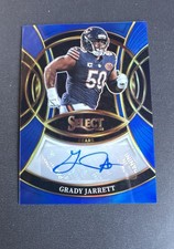 2025 Panini Select - Signatures Grady Jarrett #SP-GJT Blue Prizm /149 (AU)