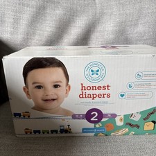 The Honest Company Clean Conscious Disposable Baby Diapers - Size 2, 76 Count