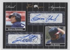 2007 Just Minors Dual Signatures Black 1/2 Gorkys Hernandez Jon Gilmore Auto 0a7