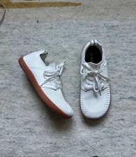 WHITIN Men  s Wide Minimalist Barefoot Sneakers Zero Drop W85 White Gum M7 W9 40