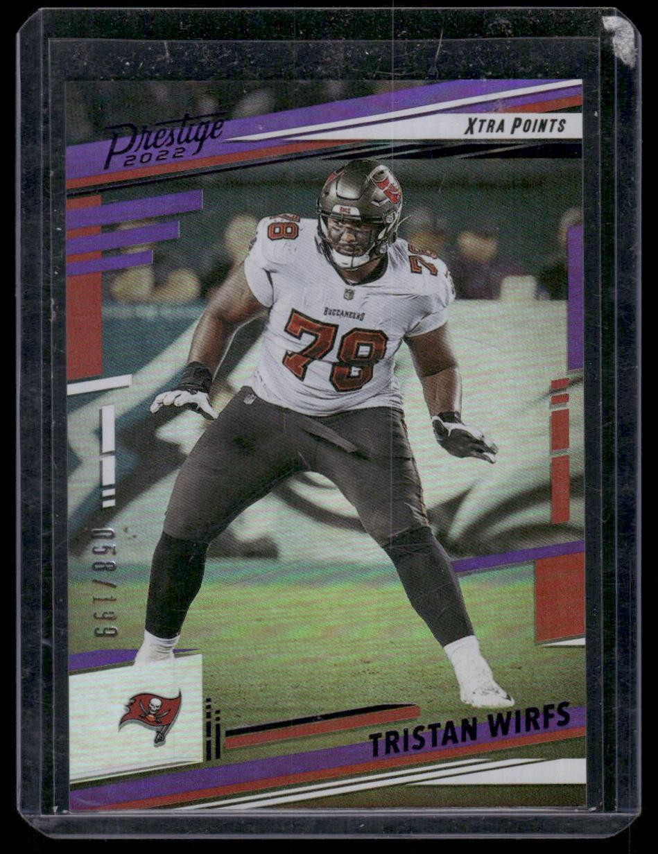 2022 Panini Prestige #279 Tristan Wirfs Xtra Points Premium Purple #/199