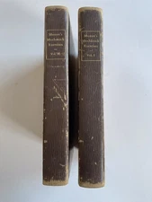 Moxon’s “Mechanick Exercises” 1683 Books On Letterpress—1896 Reprint—2 Volumes