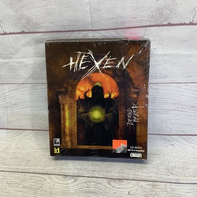Hexen: Beyond Heretic PC Big Box Game 1995 **Sealed New** **shelf Wear** Rare