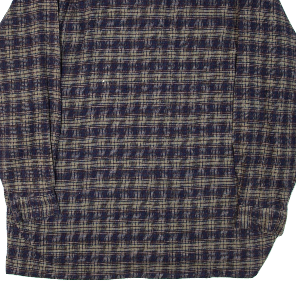 PROTEST CLOTHING Mens Flannel Shirt Blue Check Long Sleeve L - Picture 6 of 6