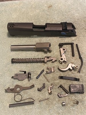 Ruger P95DC 9mm  Parts Lot  P 95 DC- Upper Slide W Parts rebuild/repair 63469