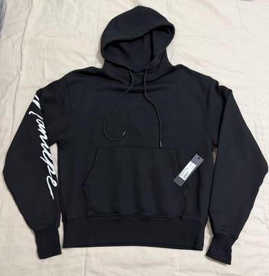 BRAND NEW RARE A MA MANIERE SCRIPT BLACK HOODIE SZ S SMALL JORDAN $260 MSRP