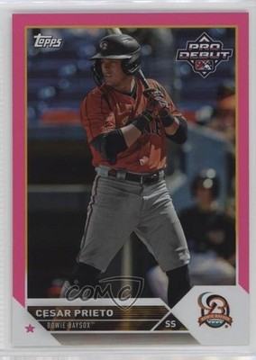 2023 Topps Pro Debut Fuchsia Foil 106/199 Cesar Prieto #PD-16 4z8