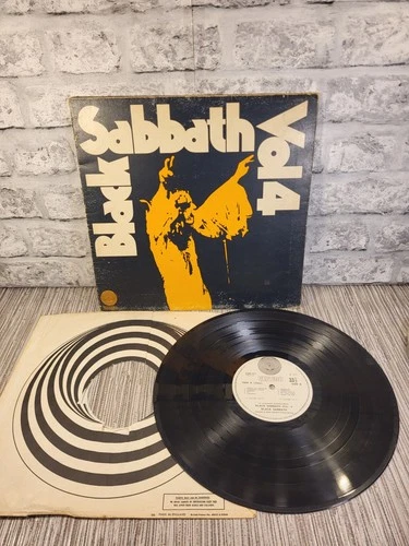 Black Sabbath Vol.4. 1972 'Porky' 1st Pressing UK Vertigo Swirl Label Vinyl LP