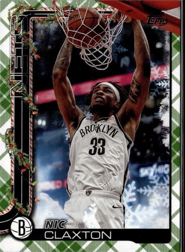 Nic Claxton – 2025-26 Topps Holiday Basketball · Base Cards #H9 Nic Claxton