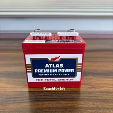 Vintage Atlas Radio Premium Power AM Transistor Radio Display Advertising