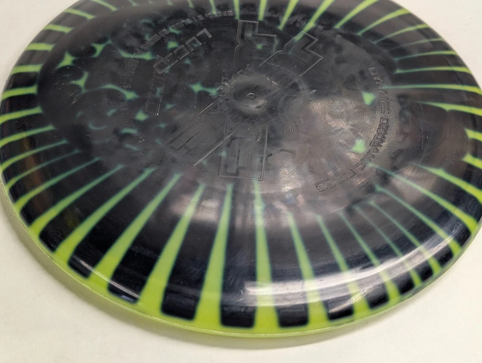 Dynamic Discs X-OUT Lucid Judge 176g Yellow PFN Old Run Midrange Dyed - Image 4 of 4