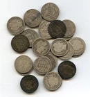 U.S. Barber/Liberety Head Dimes (25) Silver .9000