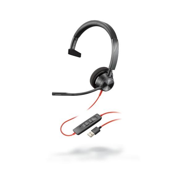 Hp Nero Poly Blackwire 3310 (Cablato, Usb-C, Team Microsoft), Cuffie Da Ufficio, - Immagine 2