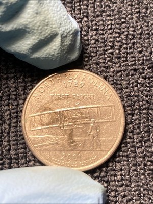 VERY RARE Quarter 2001 First Flight 1789 North Carolina