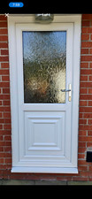 upvc back door and frame with 3 keys
