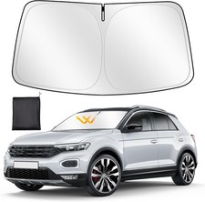 Auto Frontscheibe Sonnenschutz Custom Fit für VW T-ROC 2018-2024 Faltbar Verd...
