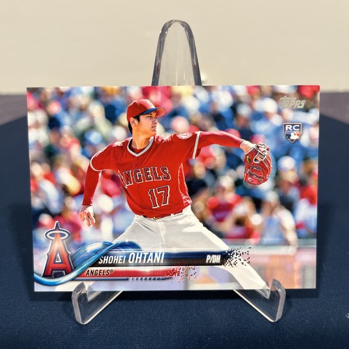 2018 Topps Complete Set Shohei Ohtani Pitching Rookie Card LA Angels ...