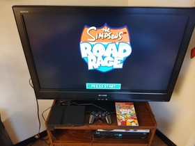 Sony PlayStation 2 Slim PS2 w/OEM Controller & 5 Games ⭐Ready to Play⭐