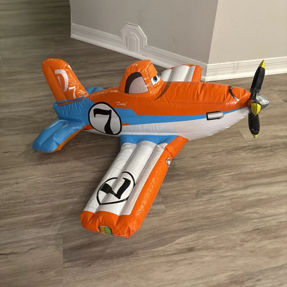 Disney Planes Inflatable RC Dusty Airplane 2013 UK  Import Bladez Toyz No Remote - Image 3 of 4