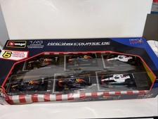 Bburago 1:43 Oracle Red Bull Racing RB20 RB21 Diecast Set Case 18-38067 Read