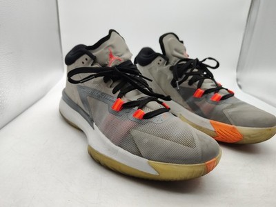 Nike-Air Jordan Zion 1-Smoke Gray/Total Orange-Shoes-DA3130-008-Men Size 11-NICE