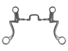 Showman Western Seven Shank Tongue Relief Bit