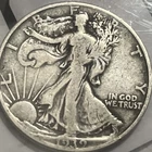 1939 D Walking Liberty 90% Silver Half Dollar 50c US Coin