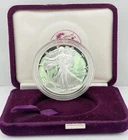 1986-S $1 American Silver Eagle Proof 1 oz .999 Fine US Bullion Coin Capsuled