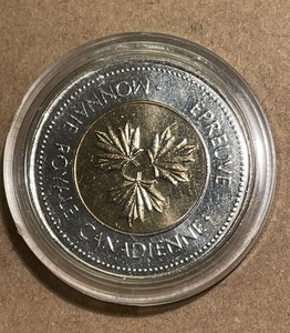 Royal Canadian Mint Test Token Encapsulated, Perfect Condition.