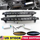 For Audi Q7 2006-2009 Pair LED DRL Daytime Running Light Turn Signal Fog Lamp US