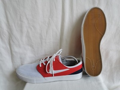 Nike SB Zoom Stefan Janoski Canvas RM EU 45 US 11 Sneaker weiß-rot AR7718-105