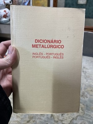 Dictionario metalergico ingles portugues