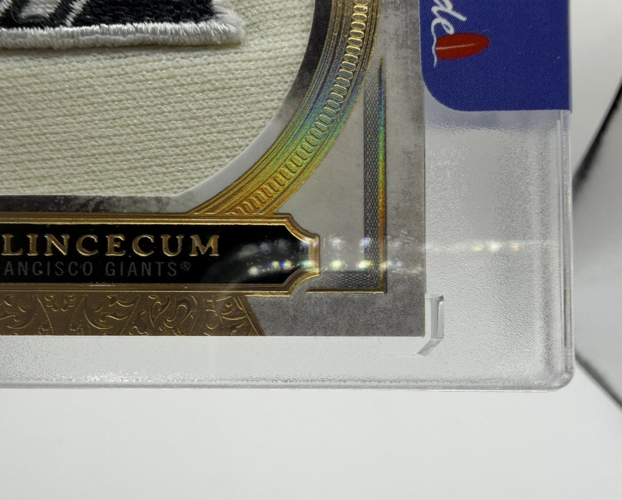 2020 Topps Five Star Tim Lincecum Majestic Jumbo Patch Autograph Auto 1/1 view 8