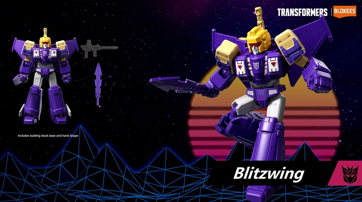 Transformers Blitzwing Blokees Galaxy Version 08 Action Figure